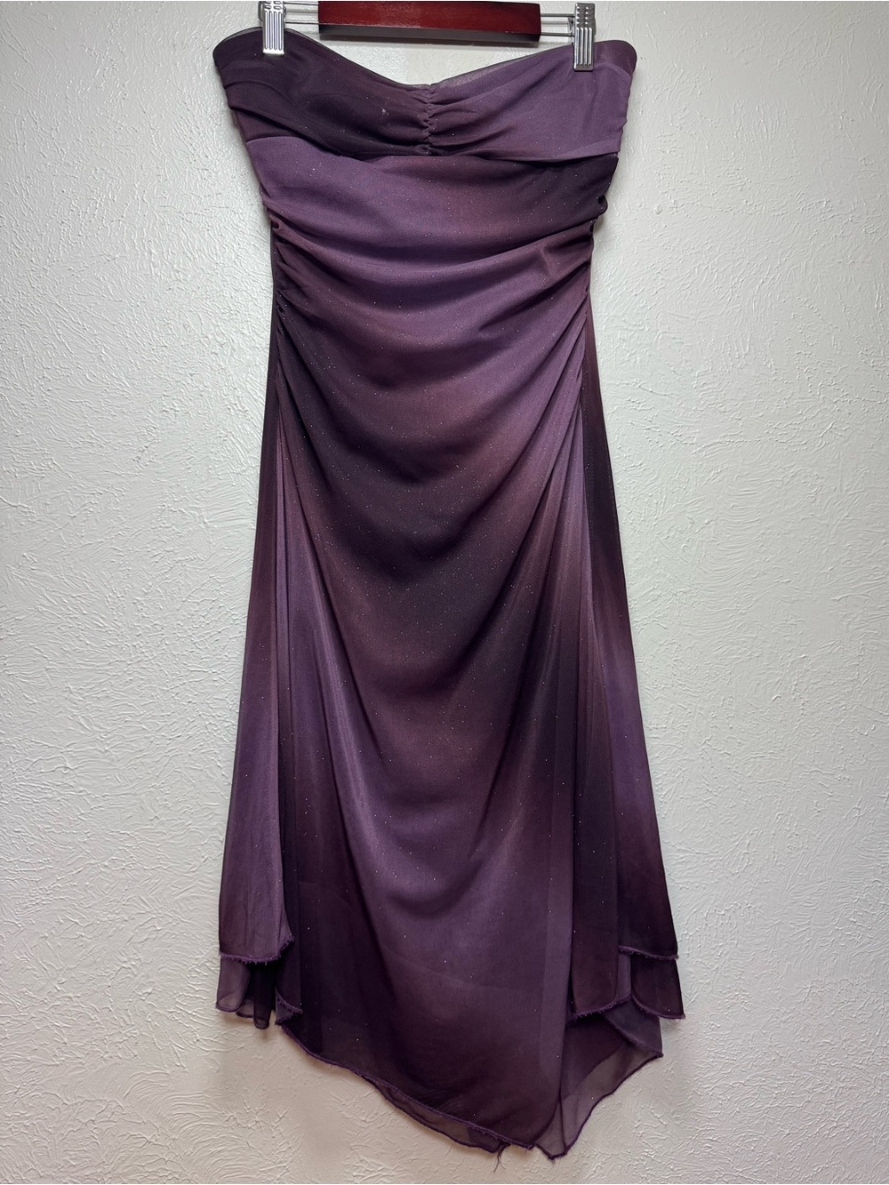 Y2K 90s Purple Sparkle Whimsigoth Fairy Dress